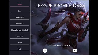 LoL Profile Tool - Change Rank, Profile Background and Summoner Icon [July 2020]