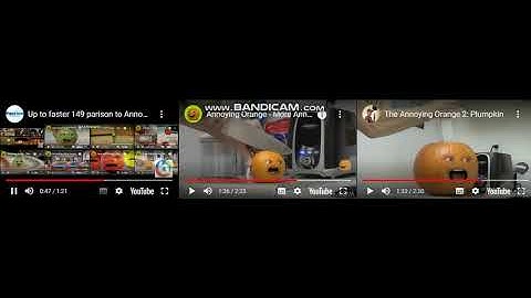 Up to faster 151 parison to Annoying Orange