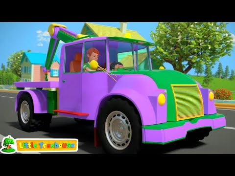 Wheels On The Tow Truck + More 🚛 Nursery Rhymes & Baby Music by Little Treehouse
