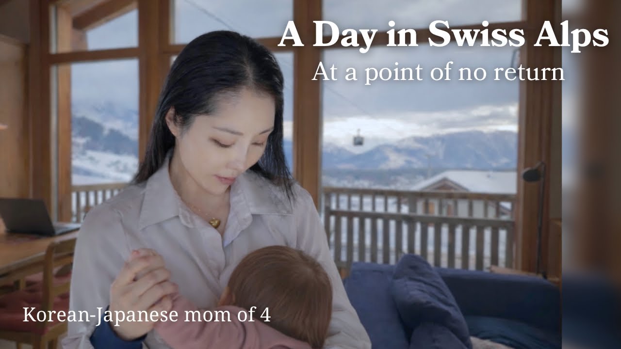 Starting Our Winter Days in the Swiss Alps | Korean-Japanese mom of 4 スイスアルプスでのリアルな暮らしの始まり