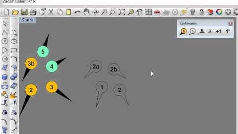 RhinoScript - Cislovanie