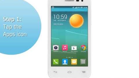 Alcatel Pop S3 LTE: Turn on/off data services
