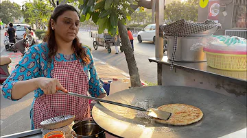 Surat Aunty serves over 120 Types of Parathas | Indian Street Food