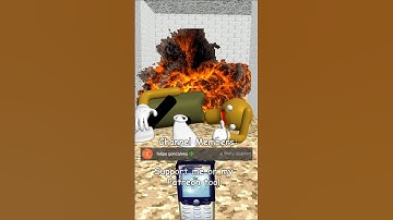 I made The Test EXPLODE! 💥😔 #baldi #funny #memes #animation