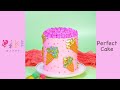 Pink Birthday Cake Decorating Idea