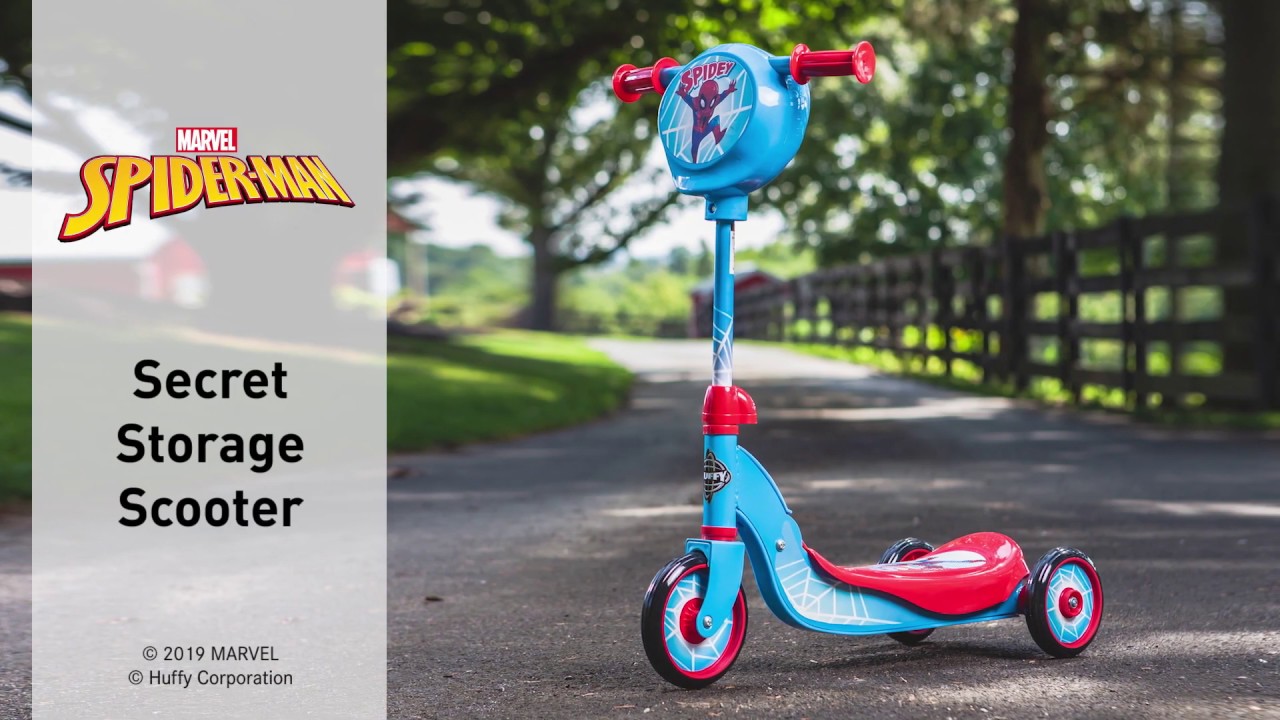 Spiderman, HUFFY Spider-man Bubble Children's Scooter