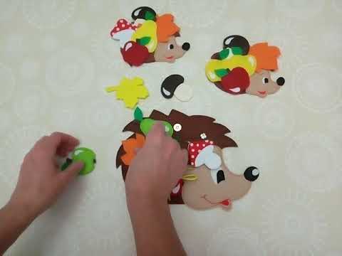 Развивающая игра Ёжики