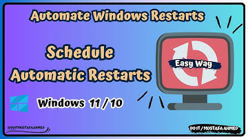 How to Schedule a Restart in Windows 11 & 10 (Step-by-Step Guide)