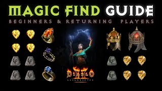 Beginner's Guide for Magic Finding in Diablo 2 Resurrected - How does Magic Find Work - Where to MF