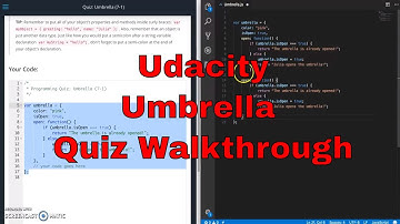 Udacity - Umbrella Quiz Walkthrough - JavaScript