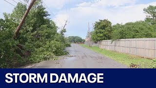 North Texas severe weather damage: Lake Highlands neighbors begin cleanup process