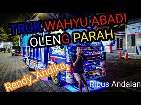 RENDY ANDIKA  OLENG  dengan TRUK  WAHYU  ABADI  