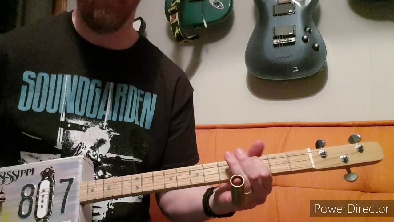 Going Down - Freddie King - License Plate Guitar Cover