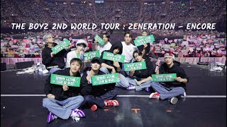 THE BOYZ 2ND WORLD TOUR : ZENERATION – ENCORE•더보이즈 제너레이션 앙콘 231202 중콘