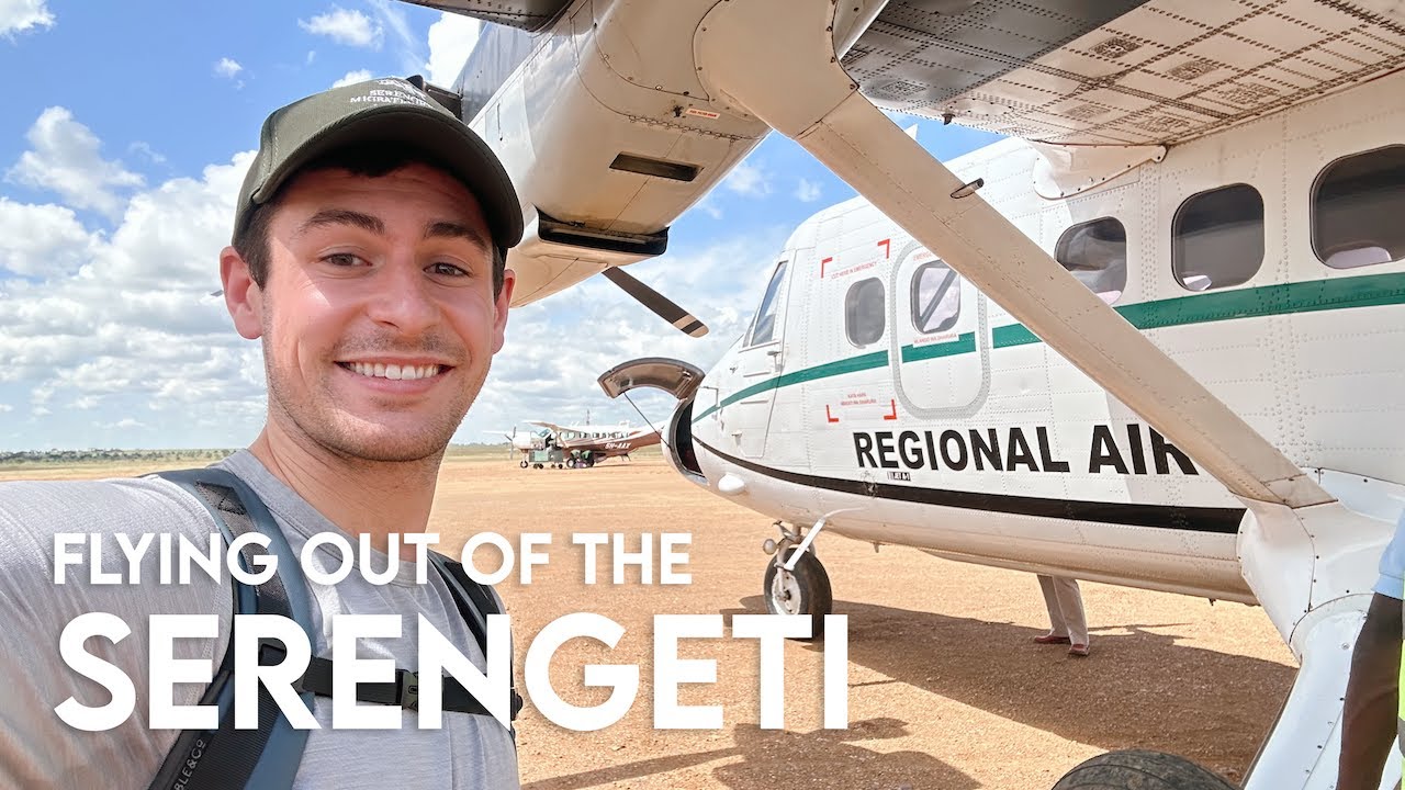 Serengeti Safari VLOG - Flying On a Bush Plane to Arusha