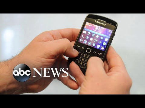 BlackBerry devices hit