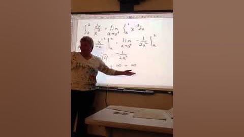 Dr. VanGlabek Calc II Improper Integrals example C/x^3
