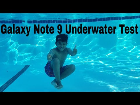 tmobile-samsung-galaxy-note-9-underwater-pool-testing-the-ip68-certification-waterproof???