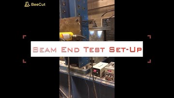 Beam end test set-up (Characterization of Bond)