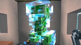 Can a CHARGED CREEPER Blow Up Your House? - Minecraft Experiments