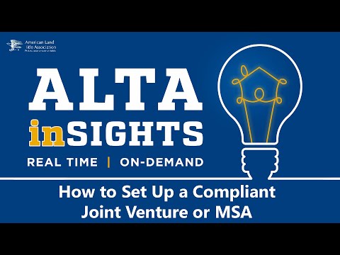 How to Set Up a Compliant Joint Venture or MSA