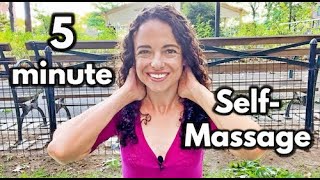 Lower Stress in 5 Minutes with Self-Massage! by Rachel Richards Massage 4,094 views 3 months ago 5 minutes, 42 seconds