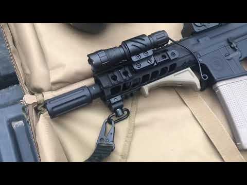 Midwest Industries Blast Can Review on RF AR-15 Pistol
