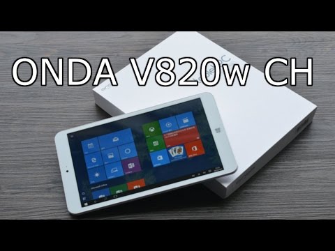 Worlds cheapest 8" Windows 10 Tablet ? - ONDA V820W CH Review [4K]