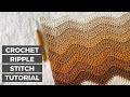 How to Crochet the Ripple Stitch + FREE Crochet Blanket Pattern [MOCHA RIPPLE AFGHAN]