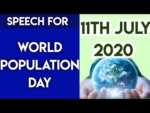 speech on world population day