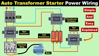 Auto Transformer Starter Power Wiring Connection Explained @TheElectricalGuy screenshot 2