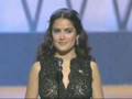 Salma Hayek Presenting The Foreign Language Film Oscar To Nowhere In Africa 2003 Oscars
