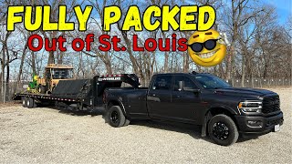 Fully packed hotshot load out of St. Louis, MO