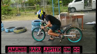 HENDRAKECIL SETING DRAG BIKE JUPITER 130 CC #OP27 # LATIHAN RUTIN SIRKUIT GDS KlATEN