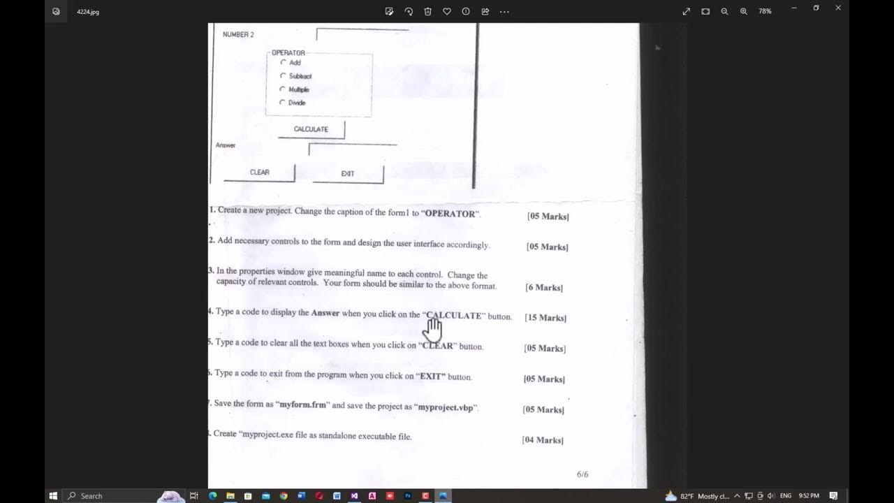 VB.Net Programming Practical Past Paper ~ 2023 | NVQ 4 in ICT | Easy ...