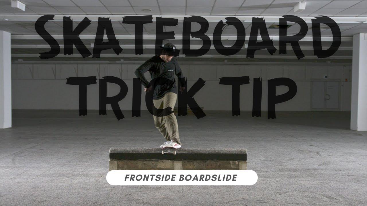 Skateboard Trick Tipp Frontside Boardslide Deutsch/German