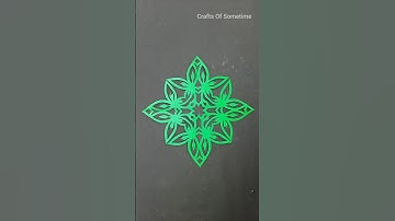 ❄️✨ Paper Snowflake craft || Christmas Ornaments #viralshorts #snowflakes #ytshorts #papercraft #diy