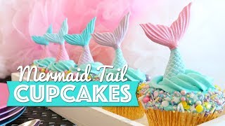 Mermaid Tail Cupcakes Tutorial