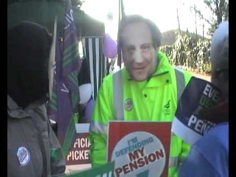 Unison Pension Picket Churchill Hospital Oxford 30th November 2011_0001.wmv