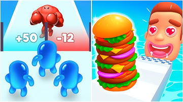 Blob Clash 3D  VS  Sandwich Runner🔥 MAX LEVELS UNLOCKED! Latest Update