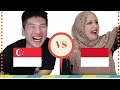 SINGAPORE VS INDONESIA IN REAL LIFE