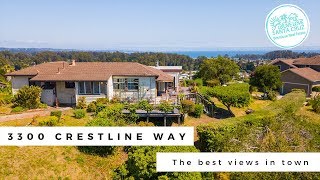 Visit www.crestlinesoquel.com to see property video, photos, and
inspections. very unique for the first time ever on market -
breathtaking 300 degree...