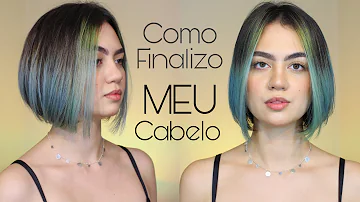 Como finalizar o cabelo liso?
