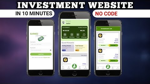 How to Build an Investment Website with Admin Panel - PHP Investment Website script