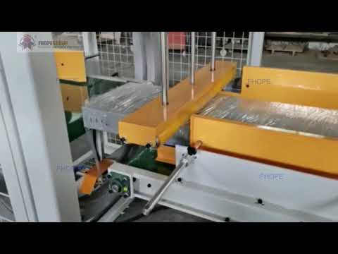 Horizontal full-auto alum rods and profiles wrapping packing machine