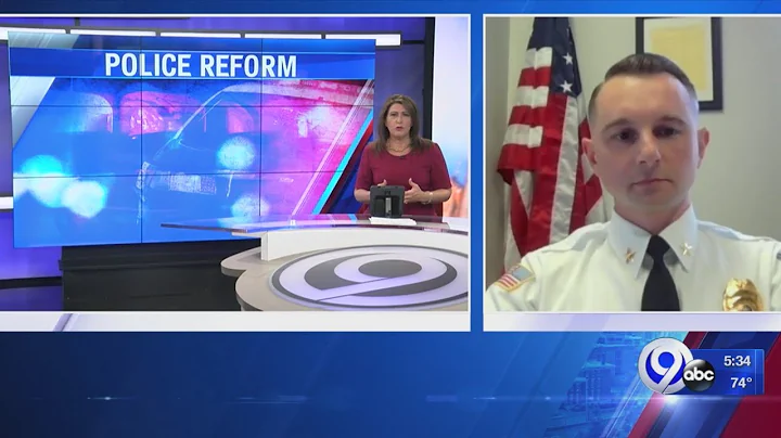 DeWitt Police Chief Chase Bilodeau speaks to NewsC...
