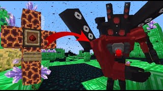 Speakerman Titan. No Mods!!! How to summon a Speakerman in Minecraft!!! screenshot 3