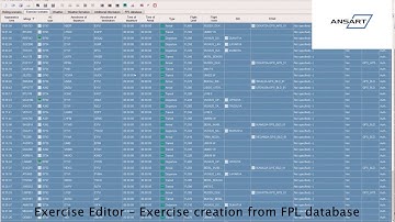 ATC SIM: Episode 5 Exercise Editor FPL Database