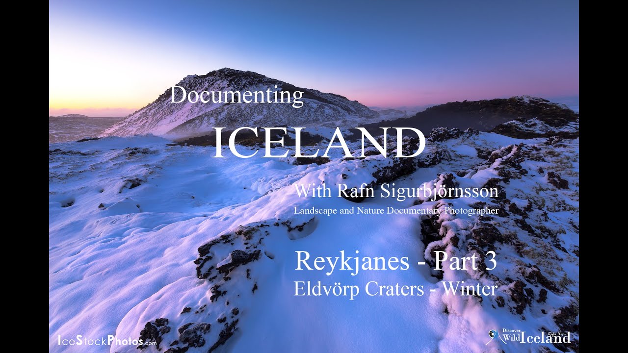 Iceland  Eldvörp Craters in Winter │ Reykjanes │ Part 3 — Eldvorp — video poster