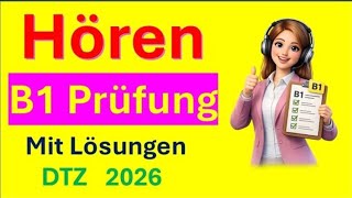 G.A.S.T DTZ Exam B1, Listening 1-4, Exam B1 NEW 2026